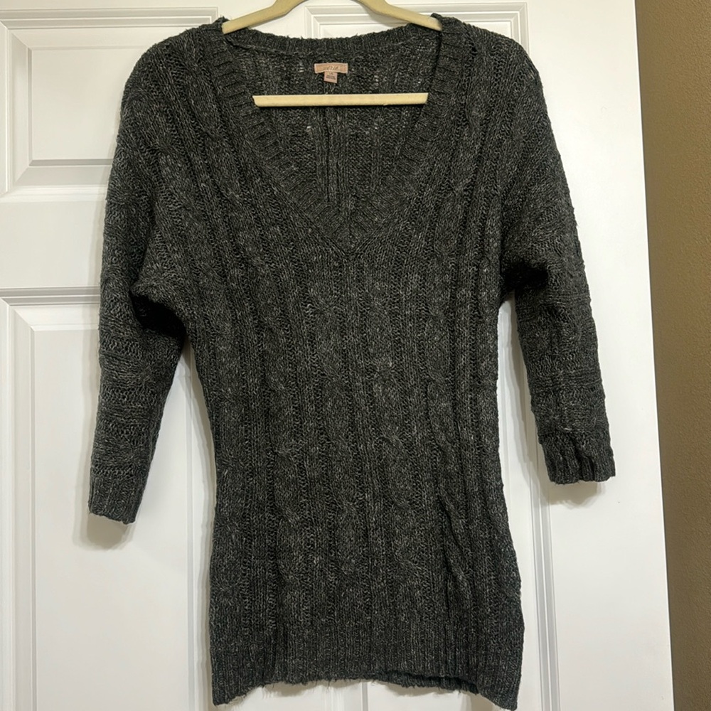 Charcoal Gray Aerie Sweater